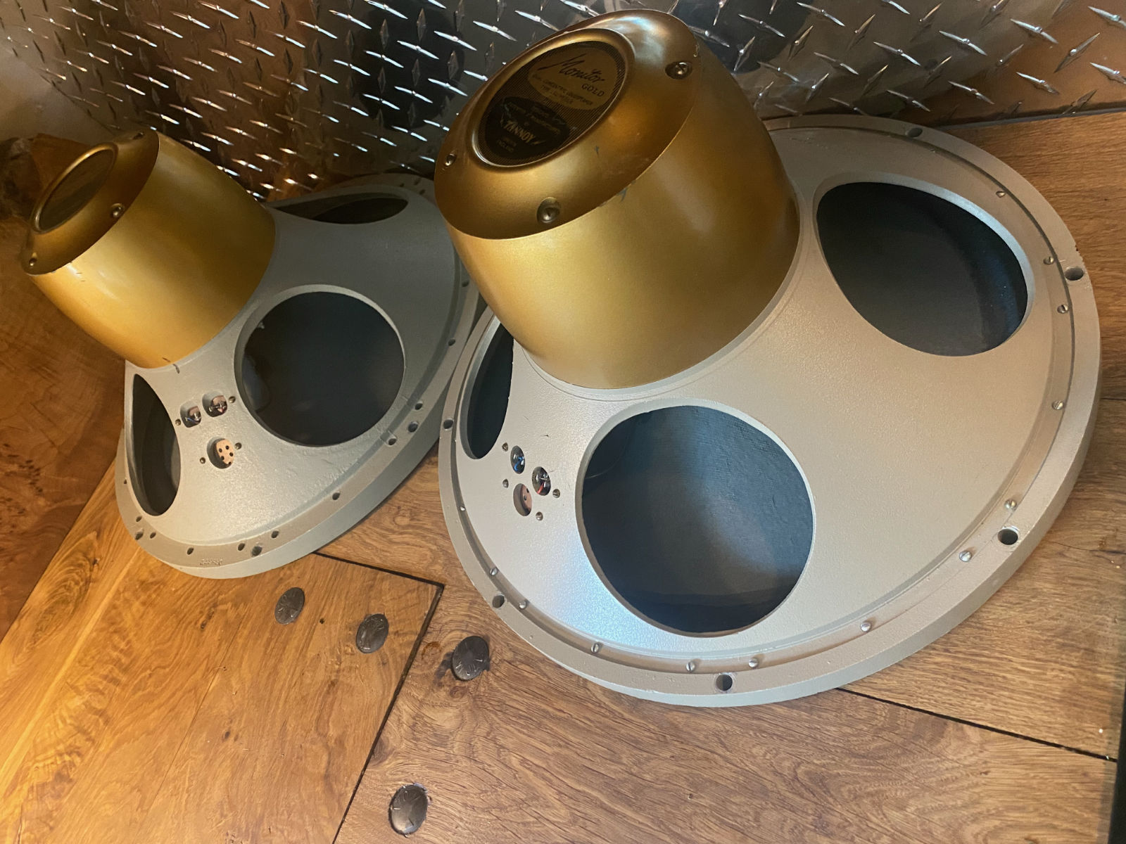 Tannoy Monitor Gold 12” Dual Concentric Drivers (Pair) + Original Crossovers